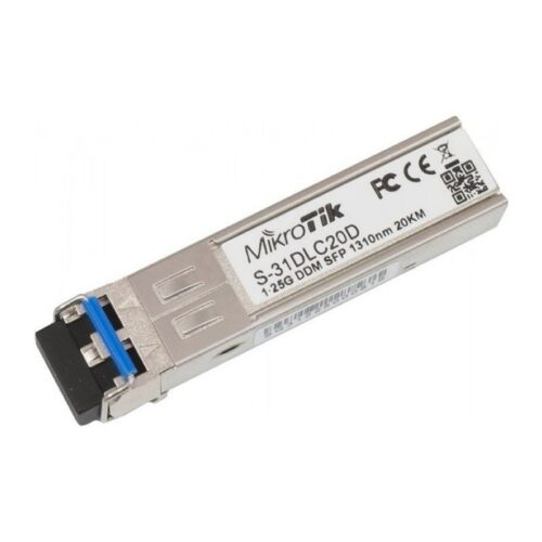art_mkt-mod20s-31dlc20d_1-1 Modulo SFP Transceptor de Fibra Óptica Mikrotik S-31DLC20D