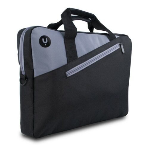 art_monr-mal20gingerblack14_1-1 Maletín Monray Ginger para Portátiles hasta 14"/ Cinta para Trolley/ Negro
