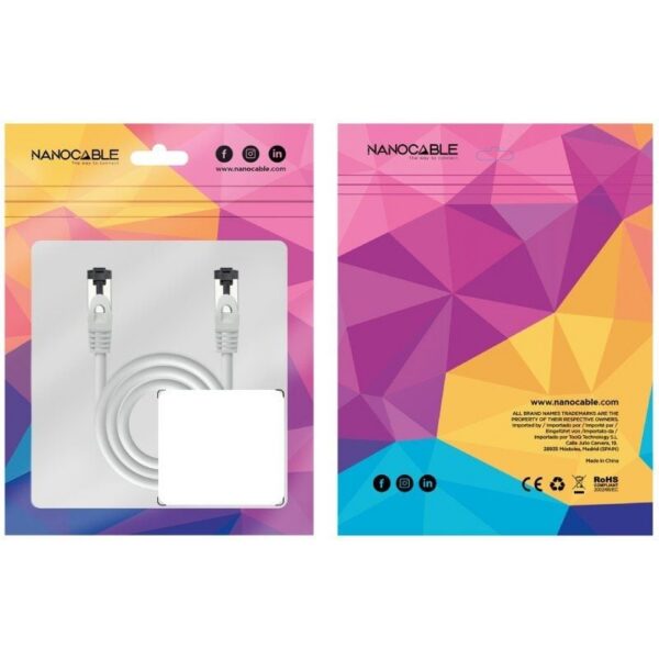 art_nan-cab20102020202001_2 Cable de Red RJ45 SSTP Nanocable 10.20.2001 Cat.8.1/ 1m/ Gris