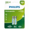 art_phil-pila20r03b2a952010_1-1 Pack de 2 Pilas AAA Philips R03B2A95/10/ 1.2V/ Recargables