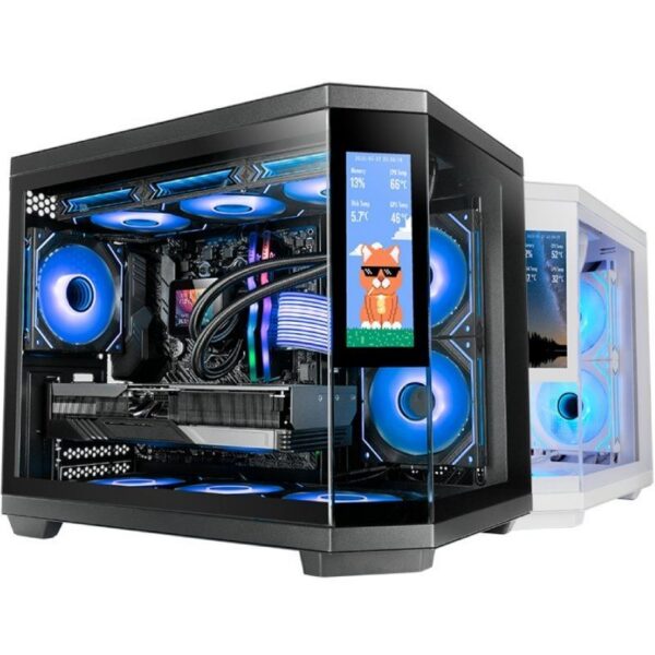 Caja Gaming ATX Minitorre Mars Gaming MC-3TCORELCDM - Alto Rendimiento y Diseño Compacto