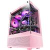 Caja Gaming Minitorre Mars Gaming MC-SE Rosa - Alta Performance y Diseño Elegante
