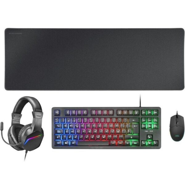 art_tac-pack20mcp-rgb320bk_1-1 Kit Gaming Mars Gaming MCP-RGB3: Teclado RGB, Ratón Óptico, Alfombrilla XXL y Auriculares