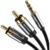 art_ven-cab20bcfbi_2 Cable Estéreo Vention BCFBI - 3.5mm a 2x RCA Macho - 3m - Negro