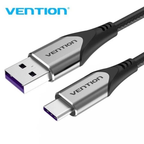 art_ven-cab20cofhg_1-1 Cable USB Tipo-C Vention 1.5m - 100W, 480Mbps, Gris