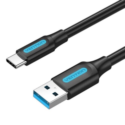 art_ven-cab20cozbg_1-1 Cable USB 3.0 Tipo-C Vention - 1.5m, 60W, 5Gbps - Negro