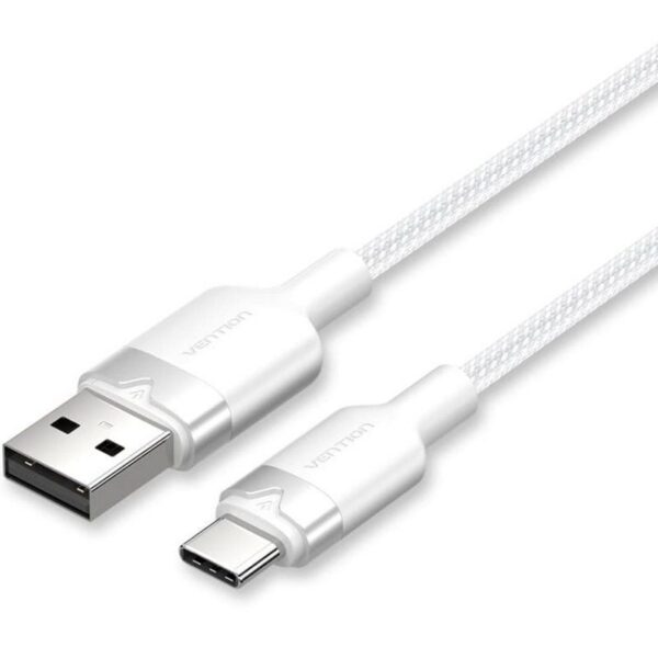 art_ven-cab20ctnwh_1-1 Cable USB Tipo-C Vention 2m - Blanco - 60W - 480Mbps