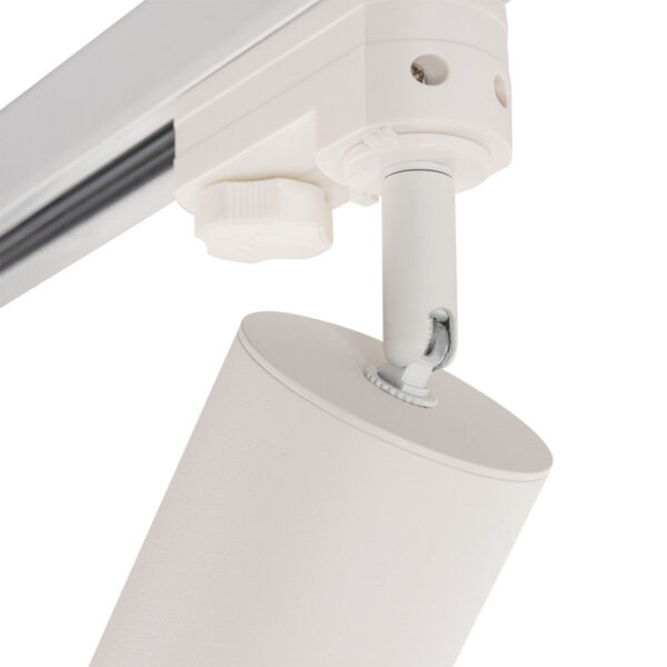 Foco de Carril Trifásico 10W COB Regulable Flicker Free Blanco 4000ºK [1916-TL-10W-T-W]