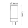 asal_0097_2 Bombilla LED Asalite G4 2W 220Lm 3000K IP20 [ASAL-0097