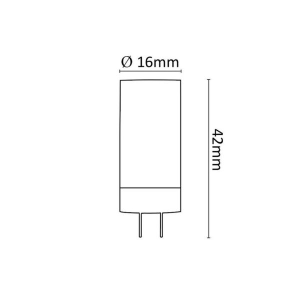 asal_0098_2 Bombilla LED Asalite G4 2W 220Lm 3000K IP20 [ASAL-0097