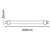 asal_0177_2 Tubo LED Asalite Vidrio G13 9W 1260Lm 4000K IP20 [ASAL-0177