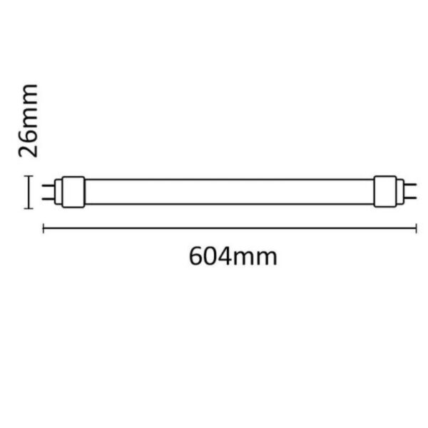 asal_0177_2 Tubo LED Asalite Vidrio G13 9W 1260Lm 4000K IP20 [ASAL-0177