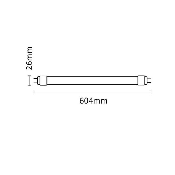 asal_0178_2 Tubo LED Asalite Vidrio G13 9W 1260Lm 4000K IP20 [ASAL-0177