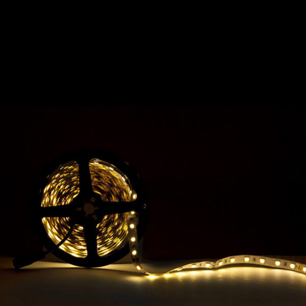 Tira de 300 LEDs 60W 7.000Lm CRI85 6000ºK SMD5050 24VDC IP20 x5M 40.000H [CA-5050-60-24-CW]-Blanco Frío