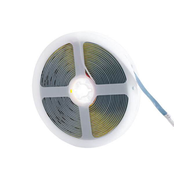 Tira de 320 LEDs/M 50W 5.000Lm CRI90 6000ºK COB 12VDC IP20 8mm Ancho x5M 40.000H [CA-COB-320-12DC-CW]-Blanco Frío