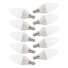 Pack 10 Lámparas LEDs Vela 2835SMD E14 5W 410Lm 40.000H