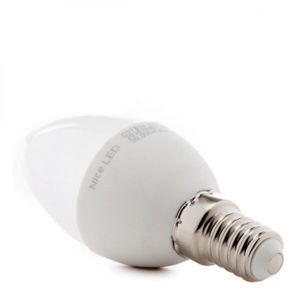 Pack 10 Lámparas LEDs Vela 2835SMD E14 5W 410Lm 40.000H
