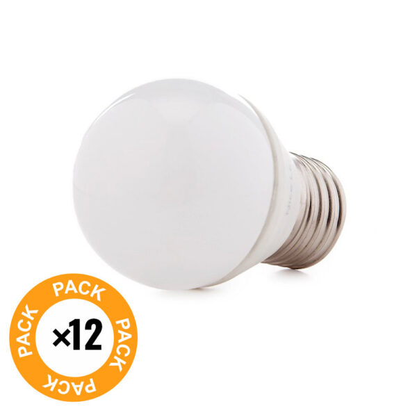 Pack 12 Lámparas LEDs 2835SMD E27 5W 410Lm 40.000H