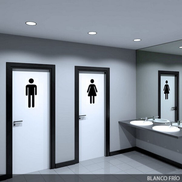 Placa LED 12W 1200Lm 6000ºK Circular Niquel Satinado 50.000H [GL-CL-R12N-CW]