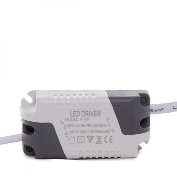 Placa LED 6W 600Lm 6000ºK Circular Niquel Satinado 50.000H [GL-CL-R6N-CW]