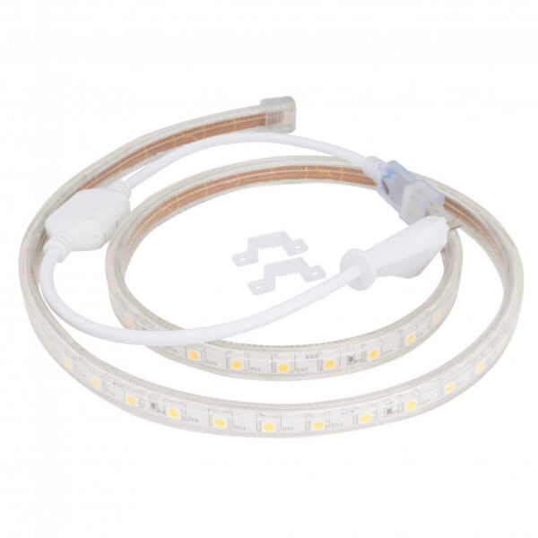 Tira de 60 LEDs/M 6000ºK SMD5050 220VAC x20M 40.000H [GR-5050220VAC20M-0001]-Blanco Frío