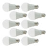 Pack 10 Lámparas LEDs Esférica Aluminio/PC E27 7W 630Lm 40.000H