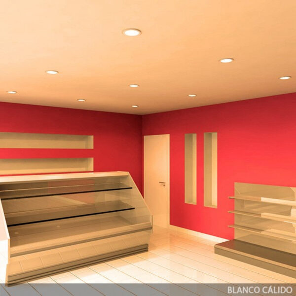 Foco Downlight LED 12W 1200Lm 6000ºK Circular   Cristal Ø160Mm 40.000H [GR-MB01-12W-CW]