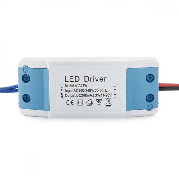 Foco Downlight LED 6W 600Lm 6000ºK Circular   Cristal Ø95Mm 40.000H [GR-MB01-6W-O-CW]