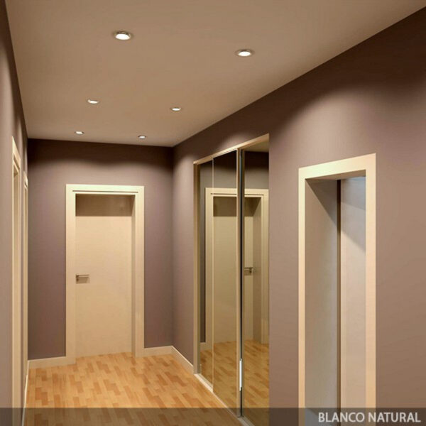 Foco Downlight LED 6W 600Lm 6000ºK Circular   Cristal Ø95Mm 40.000H [GR-MB01-6W-O-CW]