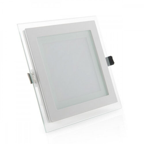 Foco Downlight LED 12W 1200Lm 6000ºK Cuadrado   Cristal 40.000H [GR-MB02-12W-CW]