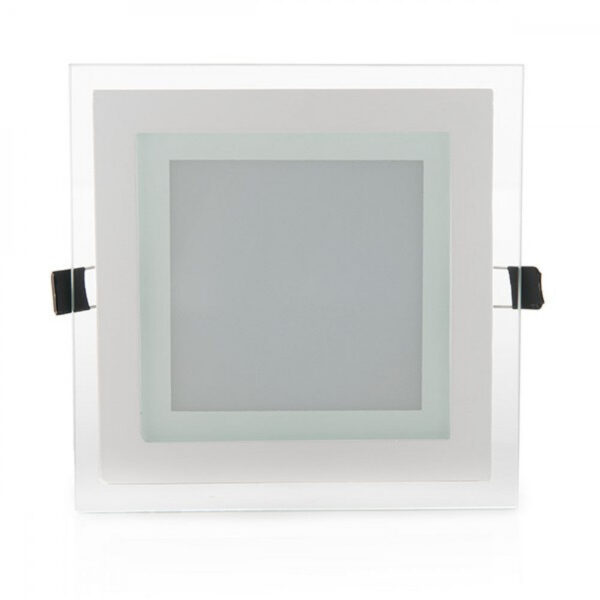Foco Downlight LED 12W 1200Lm 6000ºK Cuadrado   Cristal 40.000H [GR-MB02-12W-CW]