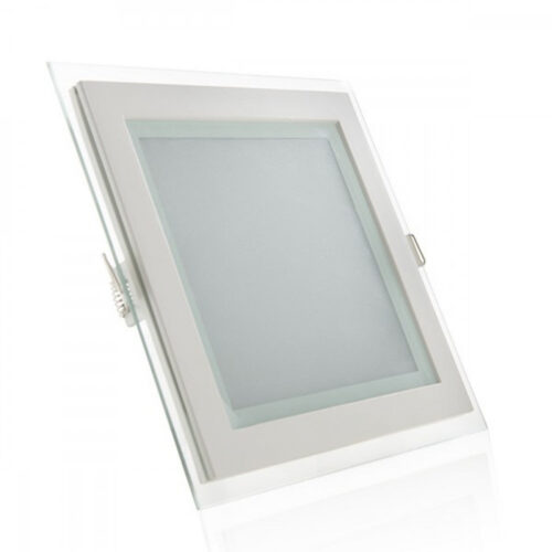 Foco Downlight LED 15W 1500Lm 6000ºK Cuadrado   Cristal 40.000H [GR-MB02-15W-CW]
