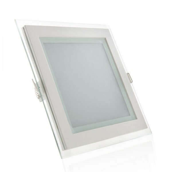 Foco Downlight LED 15W 1500Lm 6000ºK Cuadrado   Cristal 40.000H [GR-MB02-15W-CW]