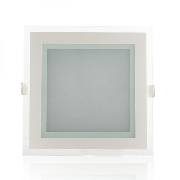 Foco Downlight LED 15W 1500Lm 6000ºK Cuadrado   Cristal 40.000H [GR-MB02-15W-CW]