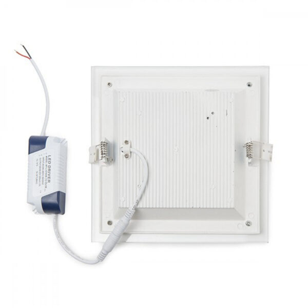 Foco Downlight LED 15W 1500Lm 6000ºK Cuadrado   Cristal 40.000H [GR-MB02-15W-CW]