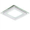 Foco Downlight LED 6W 600Lm 6000ºK Cuadrado   Cristal 40.000H [GR-MB02-6W-CW]
