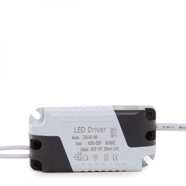 Placa LED 3W 300Lm 6000ºK Circular 40.000H [GR-RDP01-3W-CW]