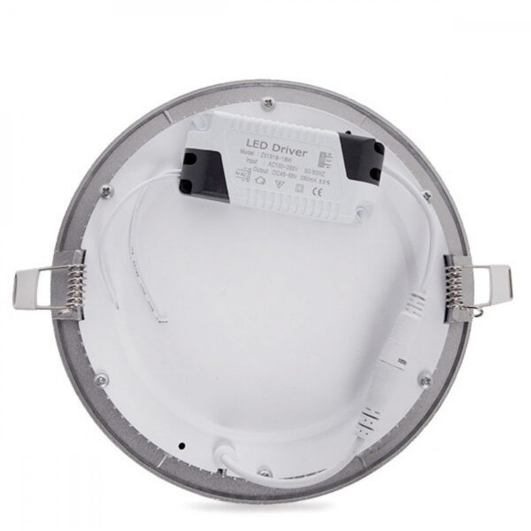 Placa LED 18W 1800Lm 6000ºK Circular 40.000H [GR-RDP1305-18W-CW]
