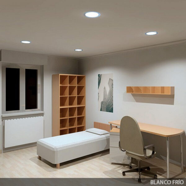 Placa LED 18W 1800Lm 6000ºK Circular 40.000H [GR-RDP1305-18W-CW]