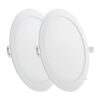Pack 2 Placas LED 20W 2000Lm 6000ºK Circular 40.000H [GR-RDP15-20W-CW-PK2-AP]