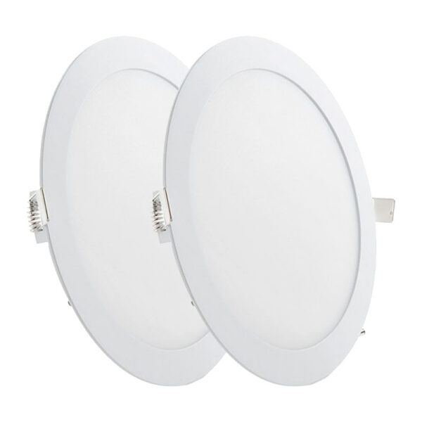 Pack 2 Placas LED 20W 2000Lm 6000ºK Circular 40.000H [GR-RDP15-20W-CW-PK2-AP]