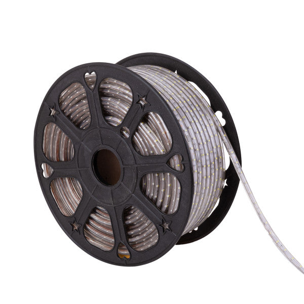 Tira de 60 LEDs/M 480W 24.000Lm 6000ºK SMD3528 220VAC IP65 x100M 40.000H  [HO-2203528-60-100MCW]