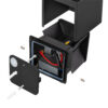 Aplique LED Exterior 2x5W 100Lm/W IP65 Negro 4000K [HO-APL06-IP65-B-W]