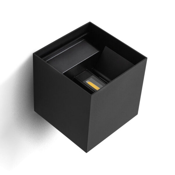 Aplique LED Exterior 2x5W 100Lm/W IP65 Negro 4000K [HO-APL06-IP65-B-W]