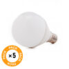 Pack 5 Bombillas LED E14 7W 500Lm 6000ºK 40.000H [HO-C37-E14-7W-RC-CW-PK5-AP]