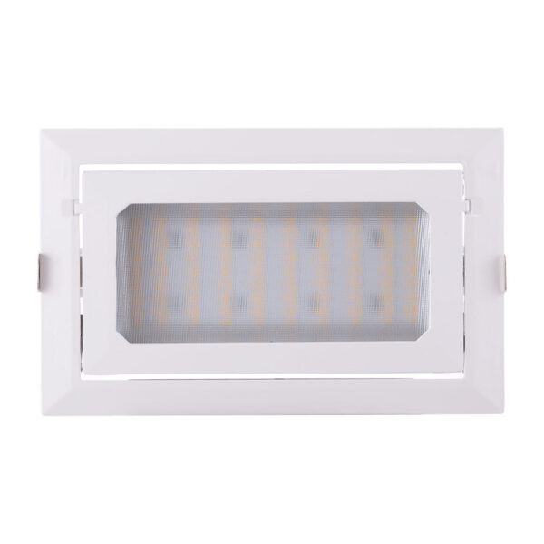 Foco Downlight LED 40W 6600Lm 4000ºK Rectangular Orientable 40.000H [HO-COB-R-OR-40W-W]