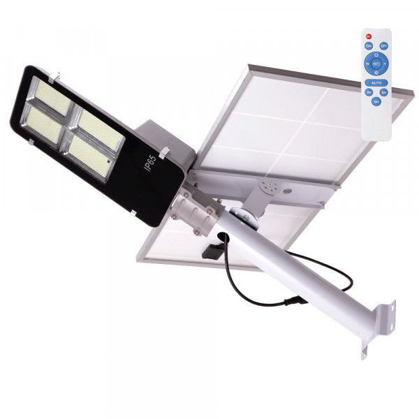 Farola LED Solar-Control Remoto- Dimable- Panel: 6V 300W Batería: 3,2V 30000MaH [HO-FAR-SOL-300W-CW]