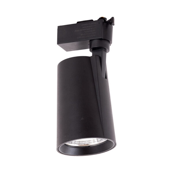 Foco de Carril LED 15W 1.350Lm CRI85 6000ºK Monofásico 40.000H [HO-FC-15W-B-CW]
