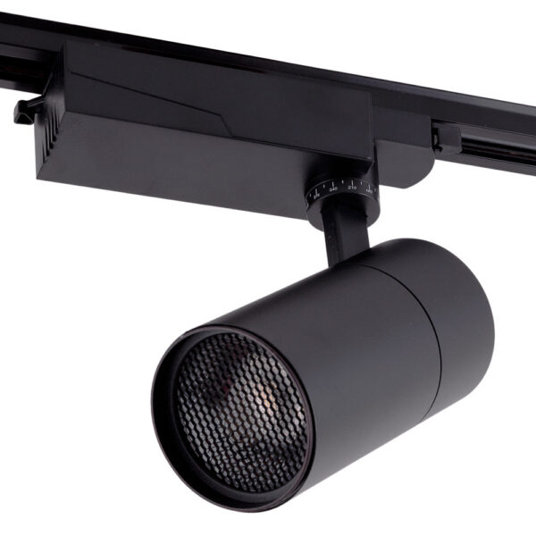 Foco de Carril LED  30W 2700Lm CRI90 4200ºK Monofásico 40.000H Antideslumbrante  [HO-FC-30W-AD-B-W]