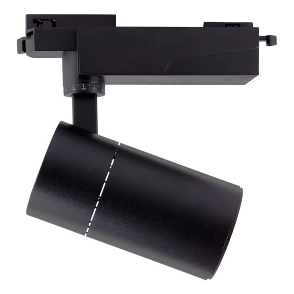 Foco de Carril LED  30W 2700Lm CRI90 4200ºK Monofásico 40.000H Antideslumbrante  [HO-FC-30W-AD-B-W]